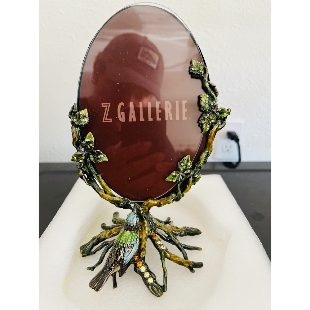 Z gallery oval picture frame with birds